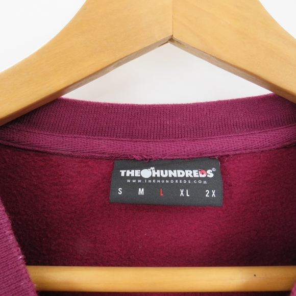The Hundreds Burgundy Sweatshirt - Picture 4 of 8